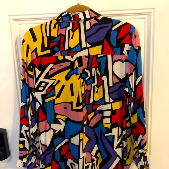 Big Dart Colorful Button Down Blouse EUR 48 - Picture 5 of 6